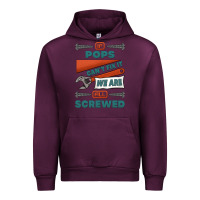 Mauve Wine if pops can't fix it we are all screwed Urban Hoodie - Jasminsmagicworld