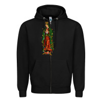 Black christmas our lady of guadalupe Zipper Hoodie - JahusDesignShop