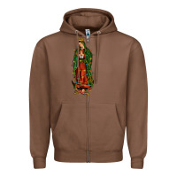 Chestnut christmas our lady of guadalupe Zipper Hoodie - JahusDesignShop