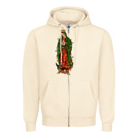 Sandshell christmas our lady of guadalupe Zipper Hoodie - JahusDesignShop