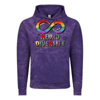 Cloud Purple neurodiversity Vintage Hoodie - JahusDesignShop