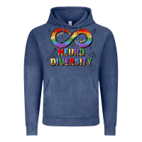 Vintage Denim neurodiversity Vintage Hoodie - JahusDesignShop