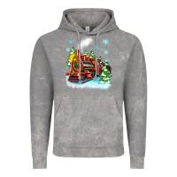 Cloud Rock christmas polar express Vintage Hoodie - Zillion Design Studio