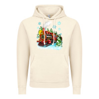 Vintage Artic christmas polar express Vintage Hoodie - Zillion Design Studio