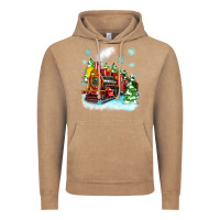 Vintage Coffee christmas polar express Vintage Hoodie - Zillion Design Studio