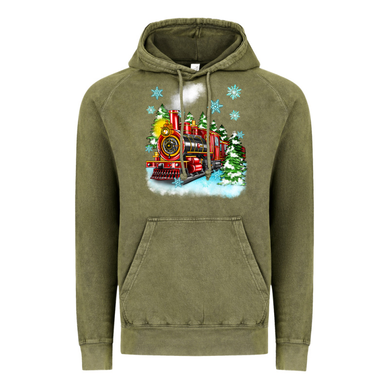 Christmas Polar Express Vintage Hoodie by Zillion Design Studio | Teevron