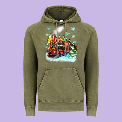 Vintage Hoodie christmas polar express