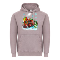 Vintage Zinc christmas polar express Vintage Hoodie - Zillion Design Studio