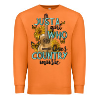 Carrot just a girl who loves country music Premium Sweatshirt - MaliasSmallBusiness