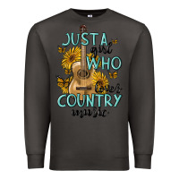 Smoke just a girl who loves country music Premium Sweatshirt - MaliasSmallBusiness