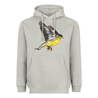 Moon Dust Flying American Goldfinch Heavyweight Hoodie - LillyAllenDesigns