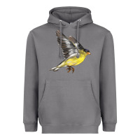 Storm Flying American Goldfinch Heavyweight Hoodie - LillyAllenDesigns