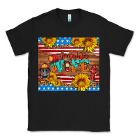 Black american flag firefighter wife Classic Tee - HRA Design Shop