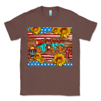 Chestnut american flag firefighter wife Classic Tee - HRA Design Shop
