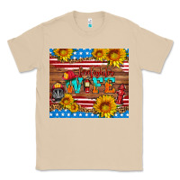 Mushroom american flag firefighter wife Classic Tee - HRA Design Shop