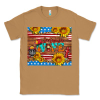 Toasted Coconut american flag firefighter wife Classic Tee - HRA Design Shop