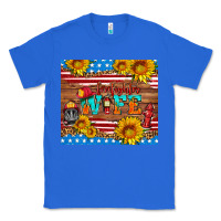 True Royal american flag firefighter wife Classic Tee - HRA Design Shop