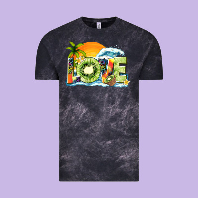 Love Kiwi Summer Vintage Tee Designed By Texasbilliewilder