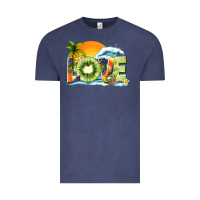 Vintage Denim love kiwi summer Vintage Tee - texasbilliewilder