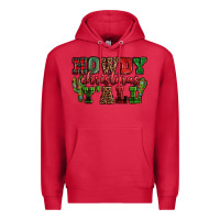 Cardinal Howdy Christmas y'all Premium Hoodie - NancyCooperArtShop