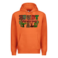 Carrot Howdy Christmas y'all Premium Hoodie - NancyCooperArtShop
