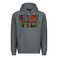 Rock Howdy Christmas y'all Premium Hoodie - NancyCooperArtShop