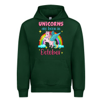 Forest Green unicorns are born in october Urban Hoodie - Jasminsmagicworld