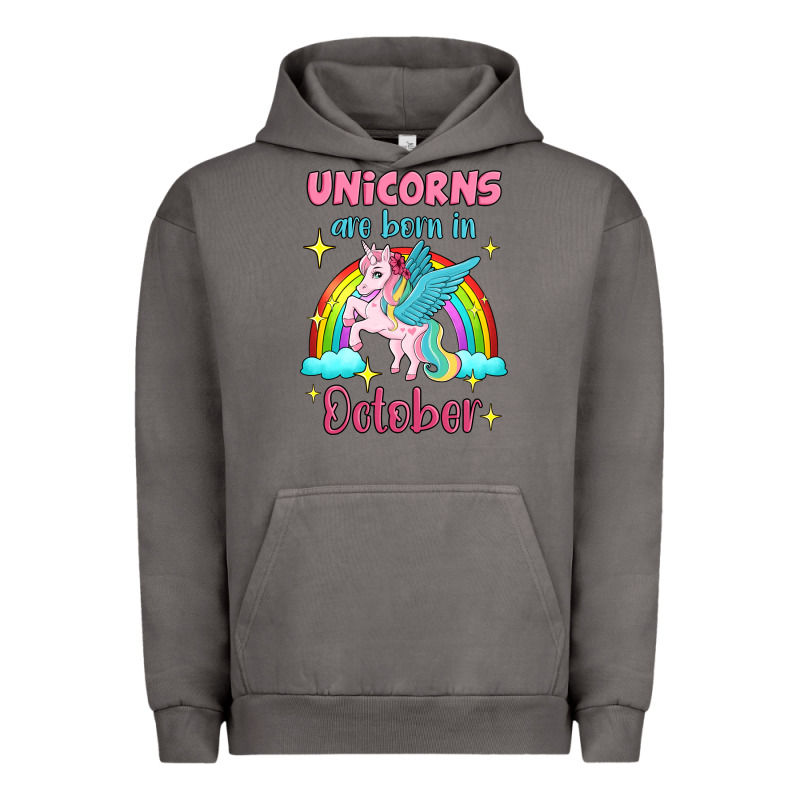 Unicorns Are Born In October Urban Hoodie by Jasminsmagicworld | Teevron