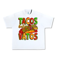White tacos before vatos Urban Heavy Tee - Zillion Design Studio
