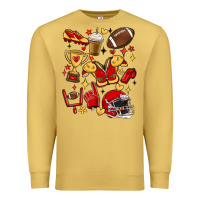 Antique Gold i'm a hot mess, always stressed,and proudly a foot Premium Sweatshirt - MaliasSmallBusiness