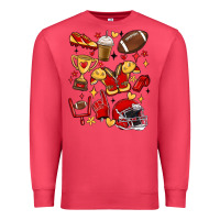 Cardinal i'm a hot mess, always stressed,and proudly a foot Premium Sweatshirt - MaliasSmallBusiness