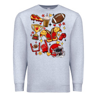 Heather Grey i'm a hot mess, always stressed,and proudly a foot Premium Sweatshirt - MaliasSmallBusiness