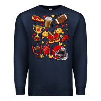 Navy i'm a hot mess, always stressed,and proudly a foot Premium Sweatshirt - MaliasSmallBusiness