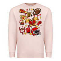 Pale Pink i'm a hot mess, always stressed,and proudly a foot Premium Sweatshirt - MaliasSmallBusiness