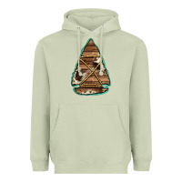 Matcha cowhide wooden arrowhead Heavyweight Hoodie - Jasminsmagicworld