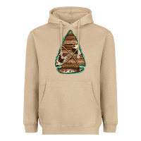 Mushroom cowhide wooden arrowhead Heavyweight Hoodie - Jasminsmagicworld
