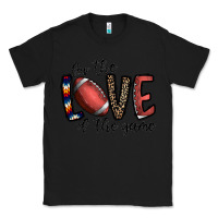 Black for the love of the game football Classic Tee - CowhideDigitalArt