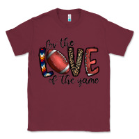 Burgundy for the love of the game football Classic Tee - CowhideDigitalArt