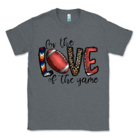Charcoal Heather for the love of the game football Classic Tee - CowhideDigitalArt