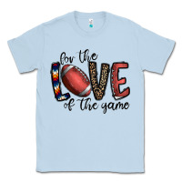 Dusty Blue for the love of the game football Classic Tee - CowhideDigitalArt