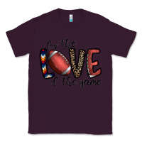 Plum for the love of the game football Classic Tee - CowhideDigitalArt