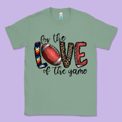 For The Love Of The Game Football Classic Tee Designed By Cowhidedigitalart