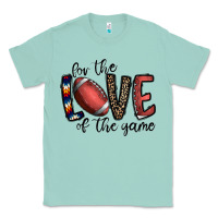 Seafoam for the love of the game football Classic Tee - CowhideDigitalArt