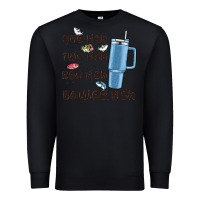 Black one fish two fish red fish boujee fish Premium Sweatshirt - MaliasSmallBusiness