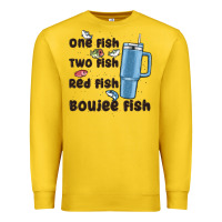 Lemon one fish two fish red fish boujee fish Premium Sweatshirt - MaliasSmallBusiness