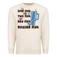 Sandshell one fish two fish red fish boujee fish Premium Sweatshirt - MaliasSmallBusiness