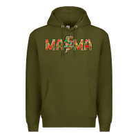 Army Green Mama Christmas lightning bolt Premium Hoodie - NancyCooperArtShop