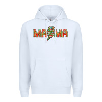 White Mama Christmas lightning bolt Premium Hoodie - NancyCooperArtShop