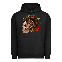 Pigment Black leopard bandana and roses skull Urban Hoodie - Jasminsmagicworld