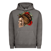 Pigment Tornado leopard bandana and roses skull Urban Hoodie - Jasminsmagicworld